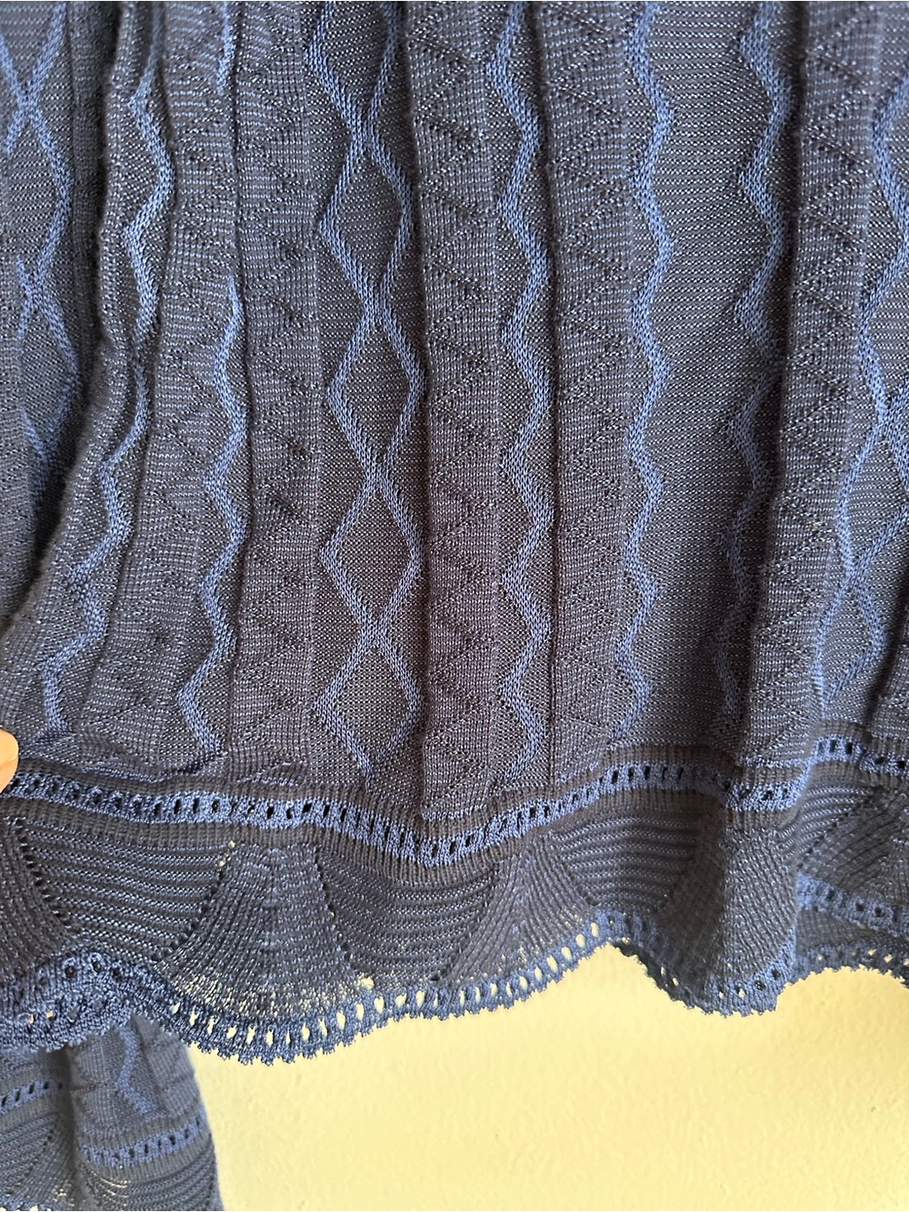 M by Missoni Navy Knit Long-Sleeve Sweater - Picture 4 of 7